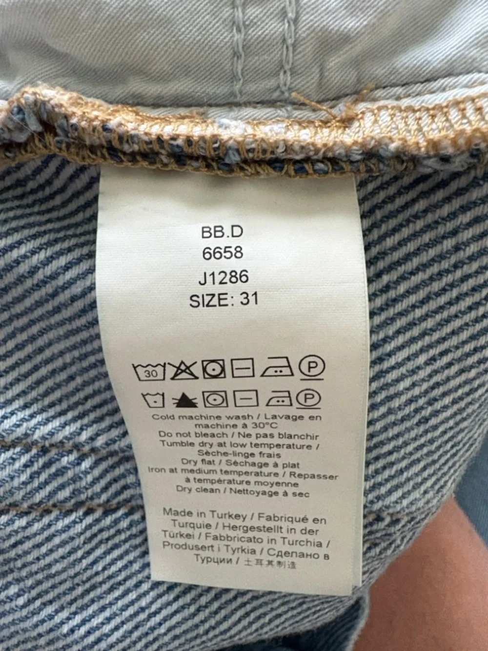 Ganni Wide Leg Jeans – Size 31 - Picture 6 of 8